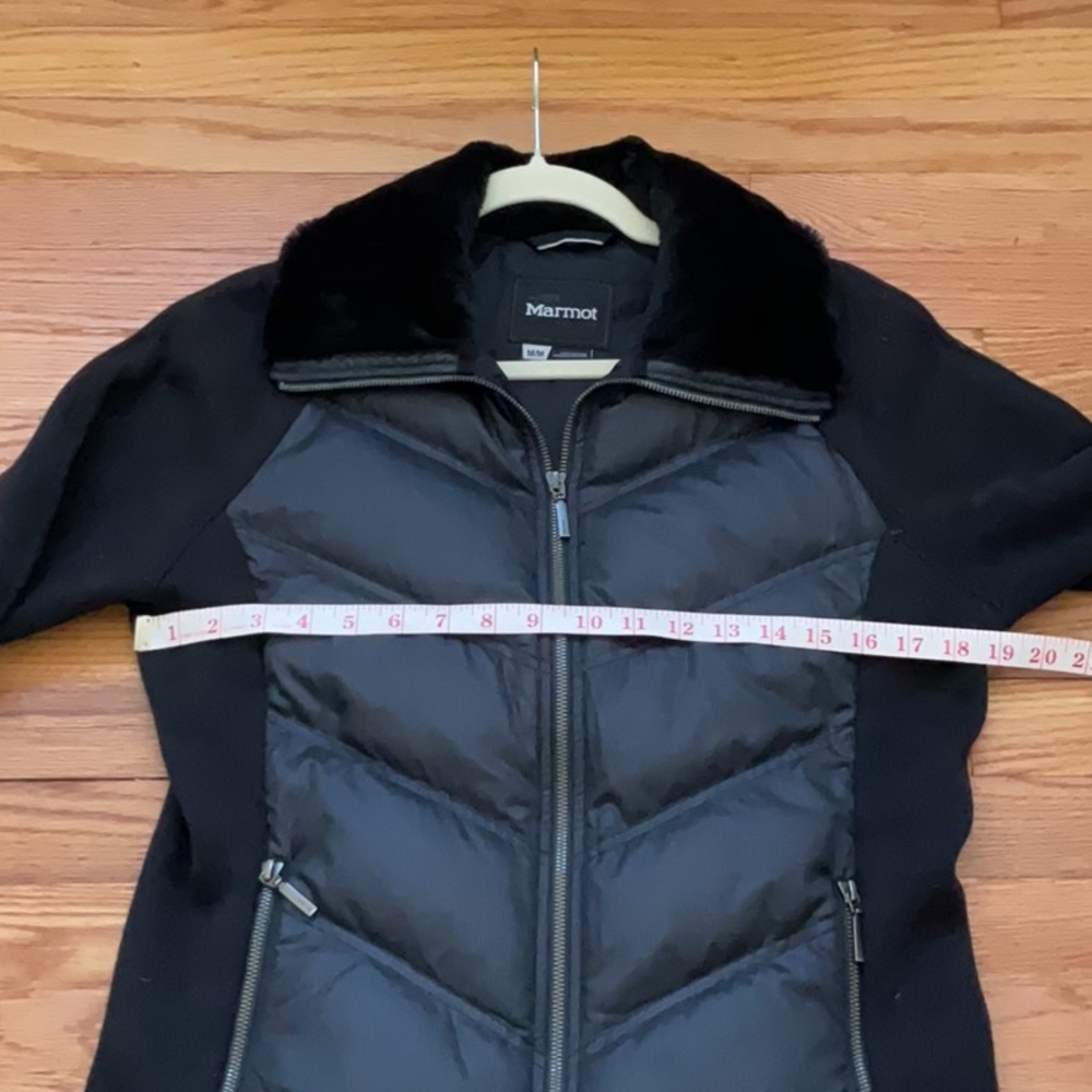 Marmot Women's Down Wool Jacket Black - Picture 10 of 11